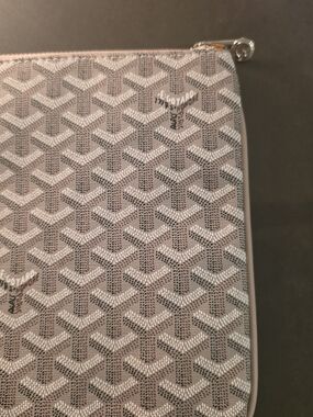Grey and White Patterned Zip Tablet Sleeve